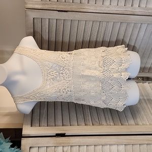 Dotti brand lace tank top